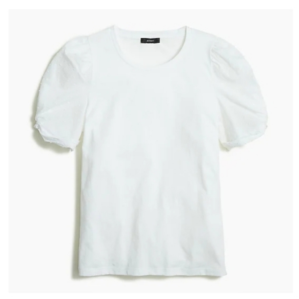 J. Crew Factory - Clip-dot tie-sleeve top